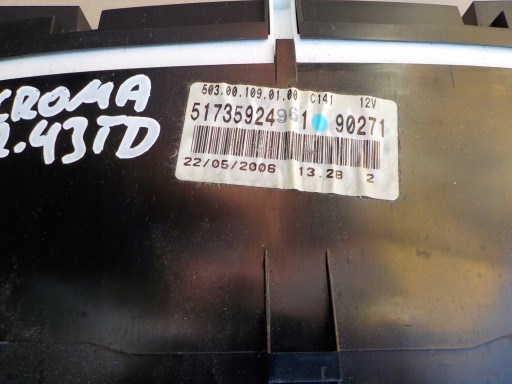 dials fiat croma II 2,4 jtd 51735924
