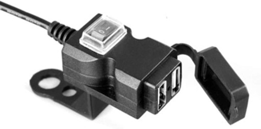 Двойное зарядное устройство с USB-разъемом, разъемом