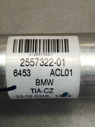BMW 7 G11 Tubazione CLIMATIZZATORE ARIA CONDIZIONATA 2557322 UK