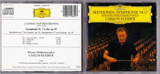 Beethoven*, Wiener Philharmoniker, Carlos Kleiber – Symphonie No. 7