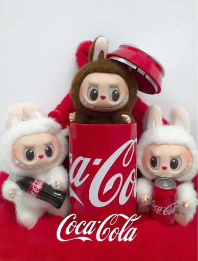 LABUBU Coca Cola POP MART The Monsters Seriea Labubu Blind