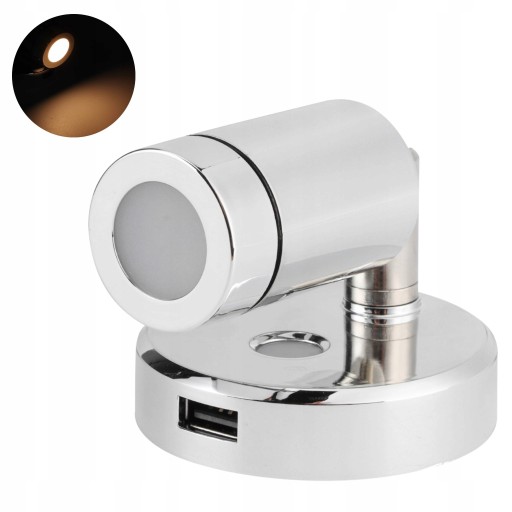 1611200018811 - НАСТЕННЫЙ СВЕТИЛЬНИК 12V LED USB ПОВОРОТНАЯ ЛАМПА