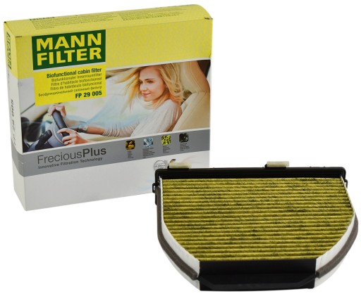 29 005 - МАНН САЛОННИЙ ФІЛЬТР FP29005 АНТИСМОГ ПОЛІФЕНОЛ