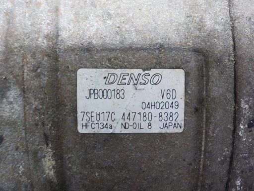 LAND ROVER 2.7 compressor of the air conditioning 447180-8382