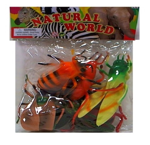 POLYBAG 6 ШТ. КОМАХИ ЧЕРВИ КОМАХИ НАБІР ТВАРИНИ