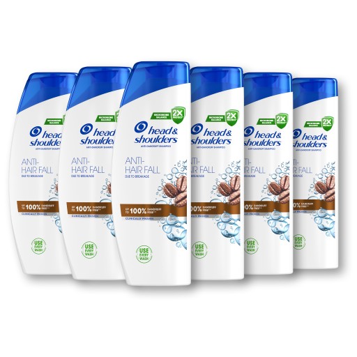 Head & Shoulders Anti Hair Fall Szampon do włosów, 6 x 400 ml