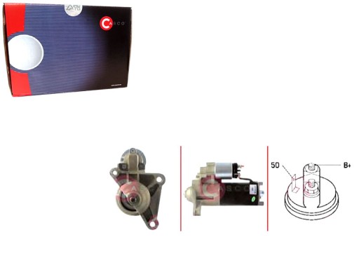 CASCST10126AS(iMOTO) - Стартер 12v 1.4kw каско + водійський комплект №37