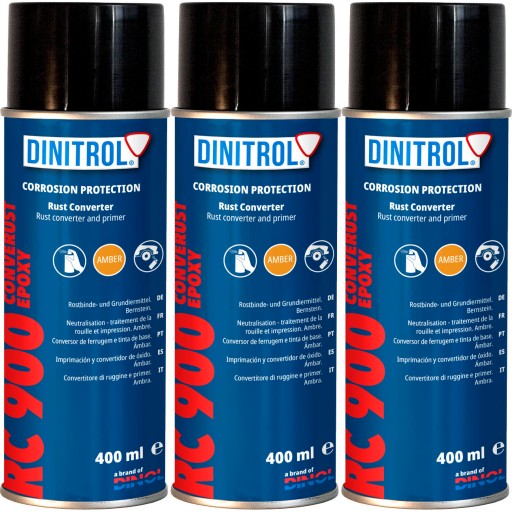 DINITROL RC 900 Converust Spray 3x перетворювач іржі