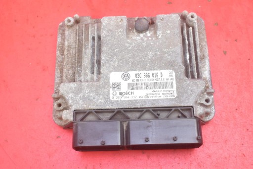 Контроллер компьютера двигателя 03c906016d skoda octavia 2 ii 1.4 tsi 122 км