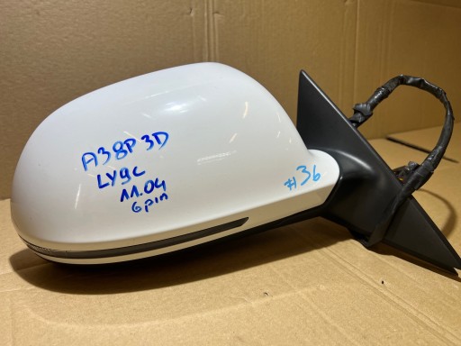 AUDI A3 8P 3D LIFT LY9C mirror right 6PIN