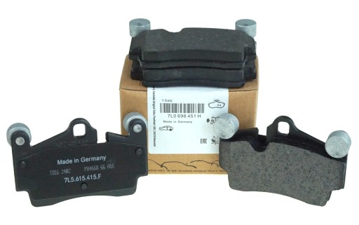 7L0698451H - ОРИГИНАЛЬНЫЕ ЗАДНИЕ ТОРМОЗНЫЕ КОЛОДКИ VW TOUAREG И 7L