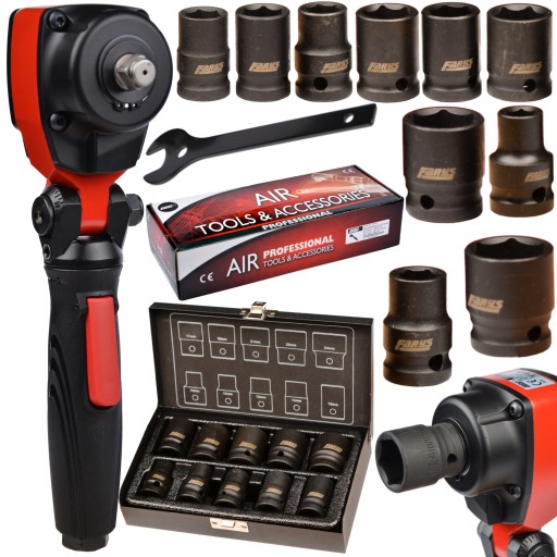 КЛЮЧ ПНЕВМАТИЧНИЙ УДАРНИЙ 1/2 + РОЗЕТКИ БЕЗКОШТОВНО