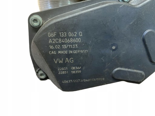 VW AUDI SKODA throttle flap 06F133062Q