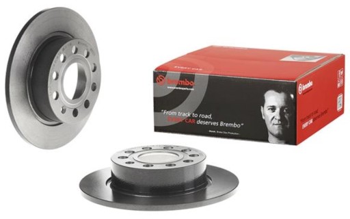 08.9502.11 - Brembo комплект задніх дисків AUDI A3 VW GOLF 6 SEAT LEON 2