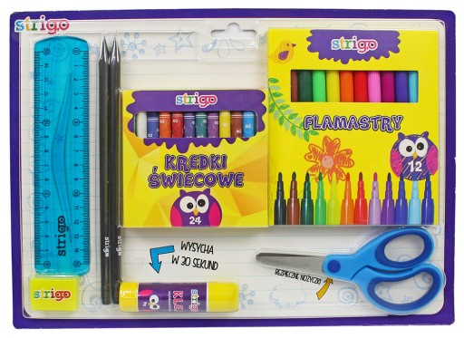 Шкільний набір Strigo Creative 8 елементів