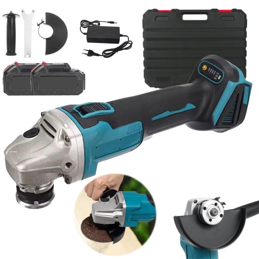 КУТОВА ШЛІФУВАЛЬНА МАШИНА 8000ОБ/ХВ. ЕФЕКТИВНЕ РІЗАННЯ ТА ШЛІФУВАННЯ 125ММ