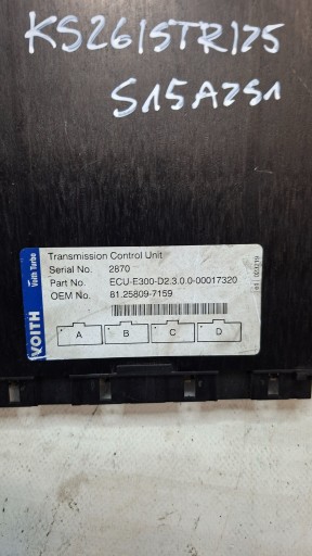 Bedienteil Getriebe getriebe VOITH ECU E300-D2