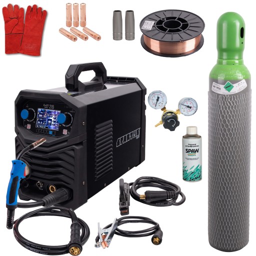 ЗВАРЮВАЛЬНИЙ АПАРАТ MIGOMAT SPARTUS MIG 215 EASY SYNERGIA LCD