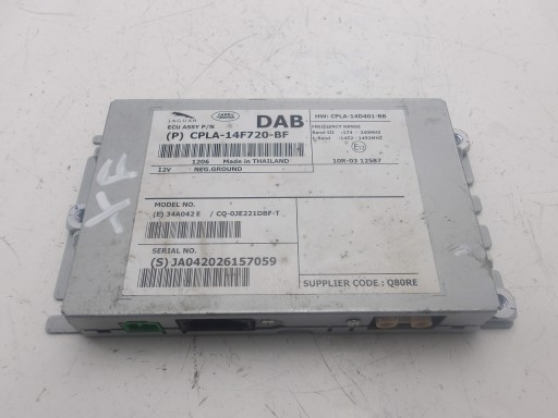 JAGUAR XF X250 LIFT 11-15 module DAB CPLA-14F720-BF OE