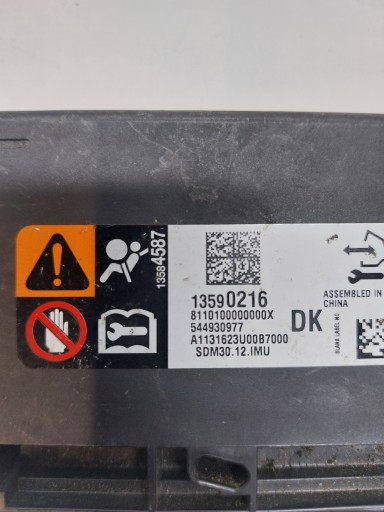 module SENSOR of the airbags OPEL MOKKA and A 13590216 DK