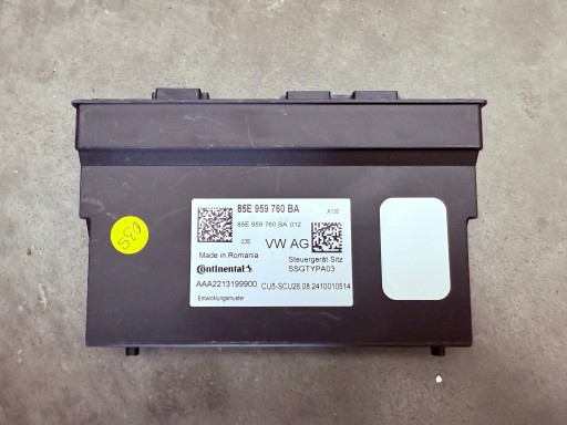 85E959760BA 85E - Модуль контролера audi 85e959760ba....