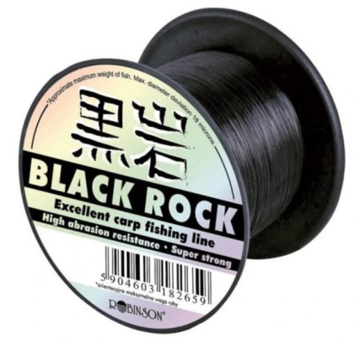 Волосінь Robinson Black Rock 0,275 мм х 600 м