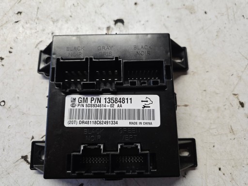 OPEL INSIGNIA A LIFT module control unit seat GRZANE WENTYLOWANE 13584811