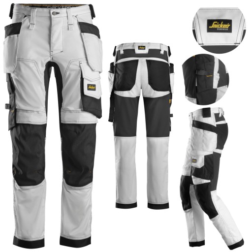 Snickers брюки стрейч Allround 6241 50 білий