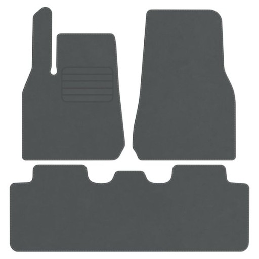 TESLA Y 20-велюровые коврики Comfort Grey