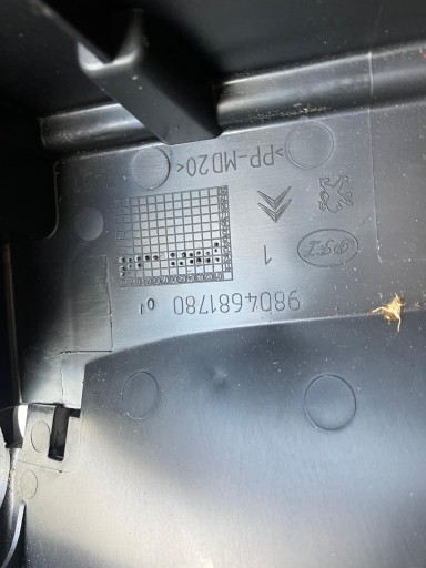 Obal obalu poistiek CITROEN C4 PICASSO II 9804681780