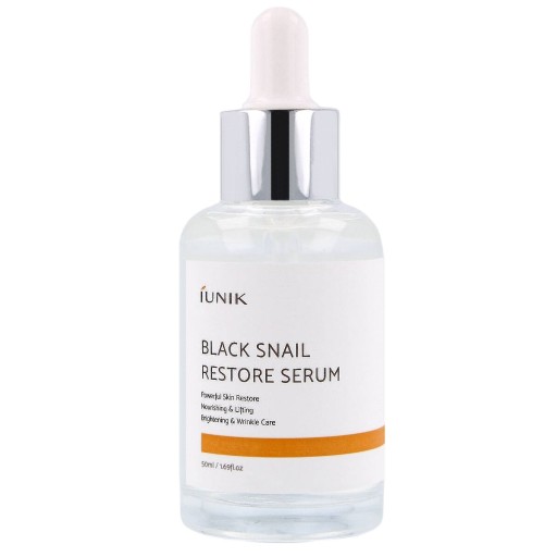 iUNIK Black Snail Restore Serum - Spevňujúce a regeneračné pleťové sérum