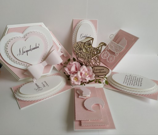 Exploding box zostaniecie dziadkami narodziny • Cena, Opinie - Allegro