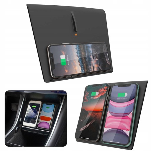 6944259841059 - Для швидкого бездротового зарядного пристрою Tesla Model 3 15 Вт