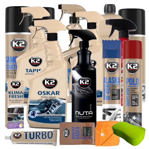 K2 MEGA набор косметики XXL для ухода за автомобилем