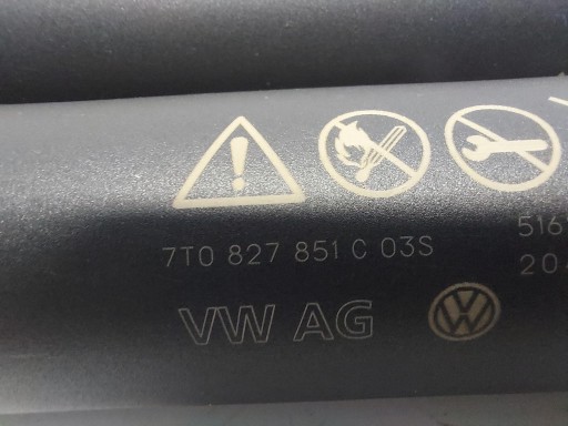 VW Multivan 7T0 T7 2023 Dämpfer heckklappe Kofferraum links rechts heck komplet ele