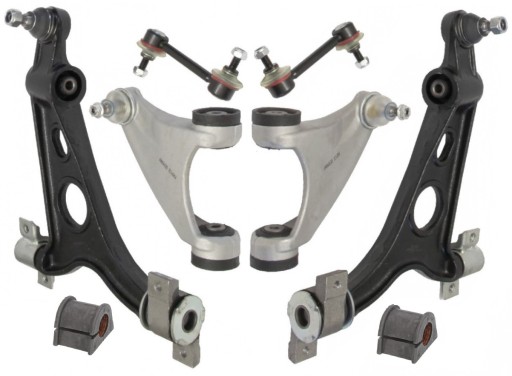 53026HPS - MAPCO КОМПЛЕКТ ПОВОРОТНИКІВ ПЕРЕДНЯ ВІСЬ ВГОРУ + НИЖНЯ ALFA ROMEO 147 156 GT