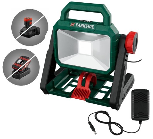 ПРОЖЕКТОР RO0BOCZY LED PARKSIDE 12V 20V 2000LM