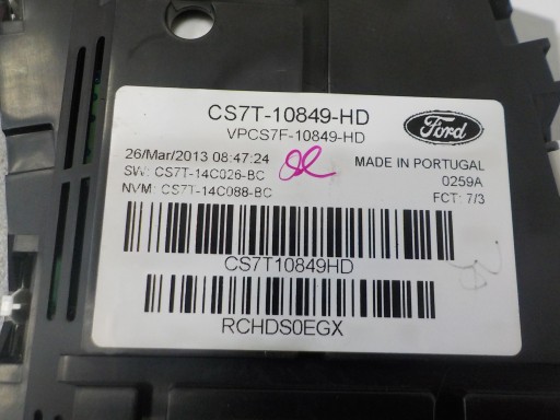 FORD MONDEO IV dials dials CS7T-10849-HD