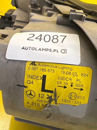 light left Mercedes CL W215 Lift Xenon A2158202161