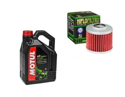 Масло MOTUL 5100 4L 10w40 + масляний фільтр HIFLOFILTRO
