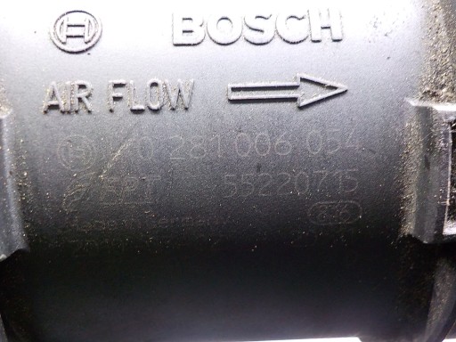 ALFA ROMEO GIULIETTA flow meter 0281006054 55220715