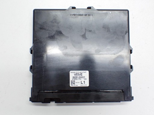 Модуль контролера двигуна 89261-0h031 toyota aygo x 24r