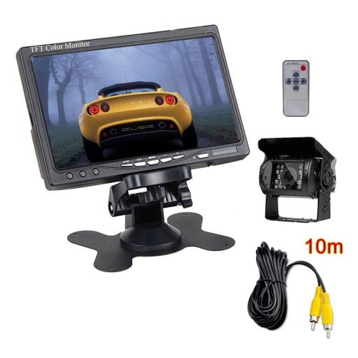 Монітор 7 дюймів камера заднього виду автобус екскаватор кемпер