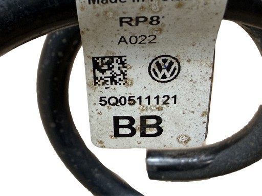 AUDI VW SEAT SKODA spring springing rear part 5Q0511121BB
