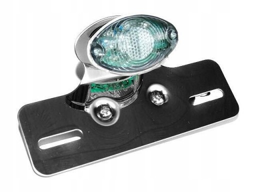 LA-251 - ЗАДНИЙ ФОНАРЬ СВЕТОДИОДНЫЙ БЕЛЫЙ С ОСНОВАНИЕМ ХРОМ