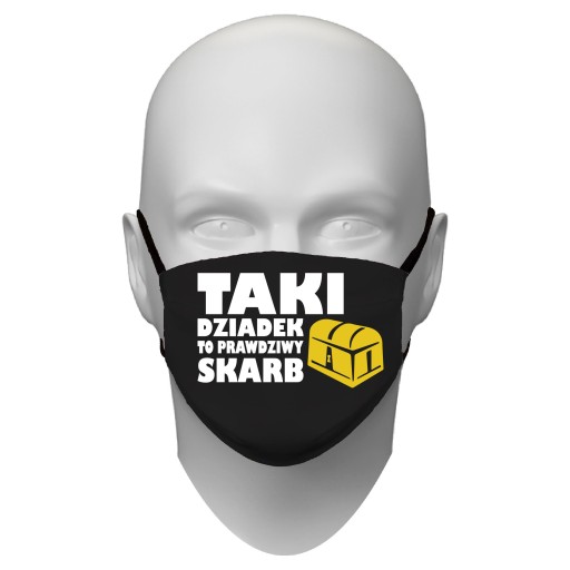 Бавовняна маска чорна 1 шт.