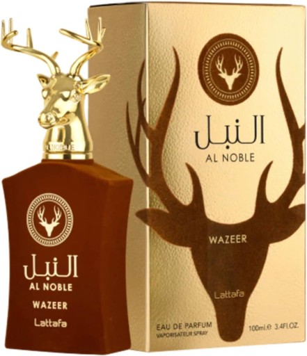 lattafa al noble wazeer woda perfumowana 100 ml   zestaw