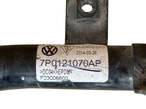 VW TOUAREG 7P 3.0TSI cijevčica crijevo vode 7P0121070AP
