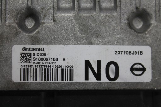 computer Motore 23710BJ91B NISSAN JUKE F15 1.5 DCI 11-17