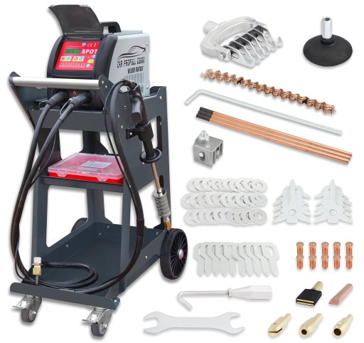 Welder Fantasy Spotter для кузовного ремонта с тележкой Car ProPull X-2000